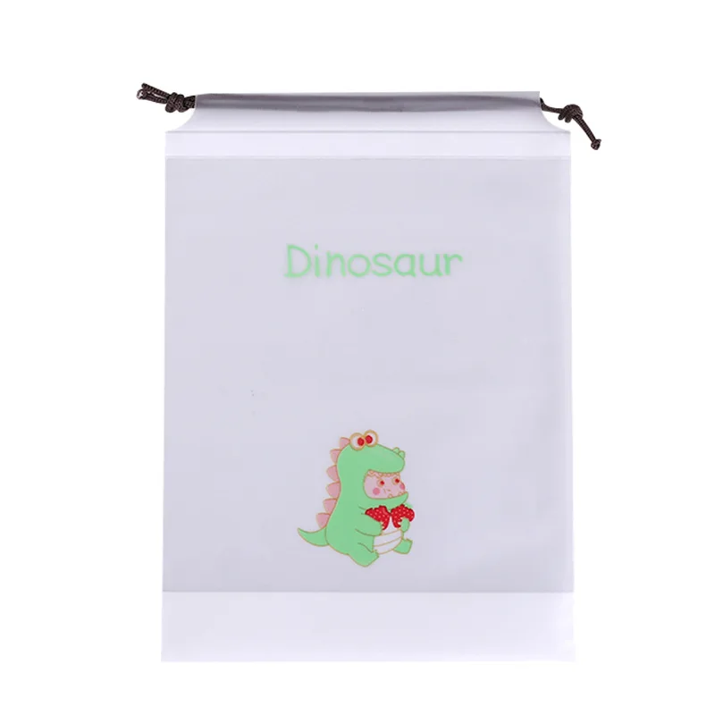 

1PCS Cute PVC Cosmetic Bag Clear Makeup For Women Girl Drawstring Travel Toiletry Make up Toothbrush Towel Pouch Organizer Case