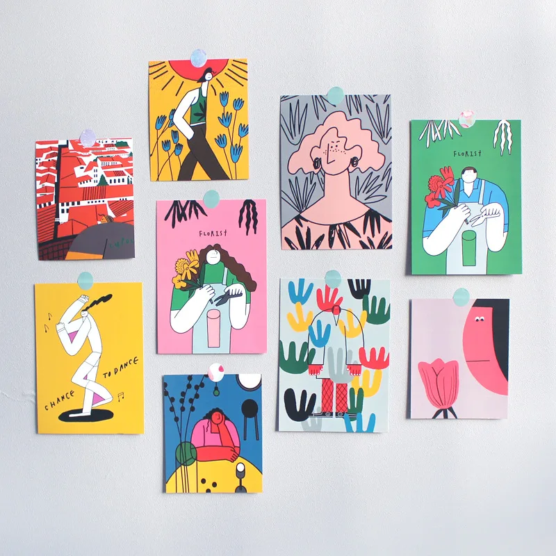 Декоративная картина в Корейском стиле с изображением героев мультфильма 9