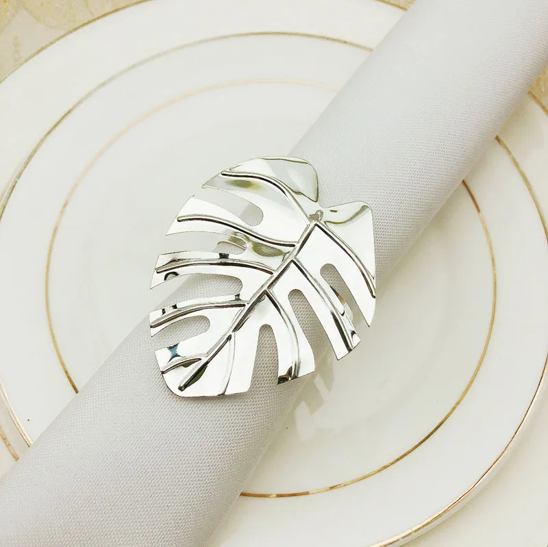 6 шт./лот новое металлическое кольцо для салфеток с зеленой черепашкой пряжкой