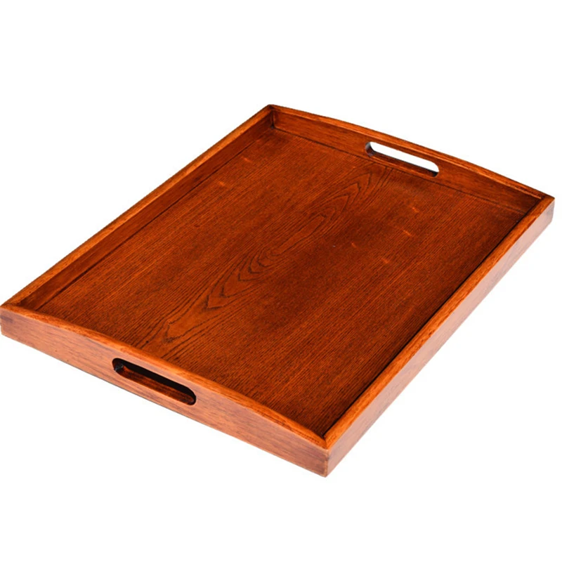 

1PC Japan Style Wooden Tea Tray Kungfu Tea Board Puer Tea Trays Teapot Storage Container Home Gift Kitchen Supplies 30*20*3.5cm