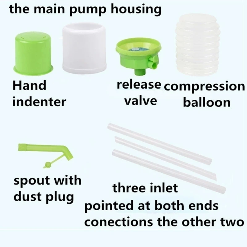 Gebotteld Drinkwater Gemakkelijk Hand Druk Pomp Dispenser Thuis Indoor Outdoor Waterpomp | Дом и сад