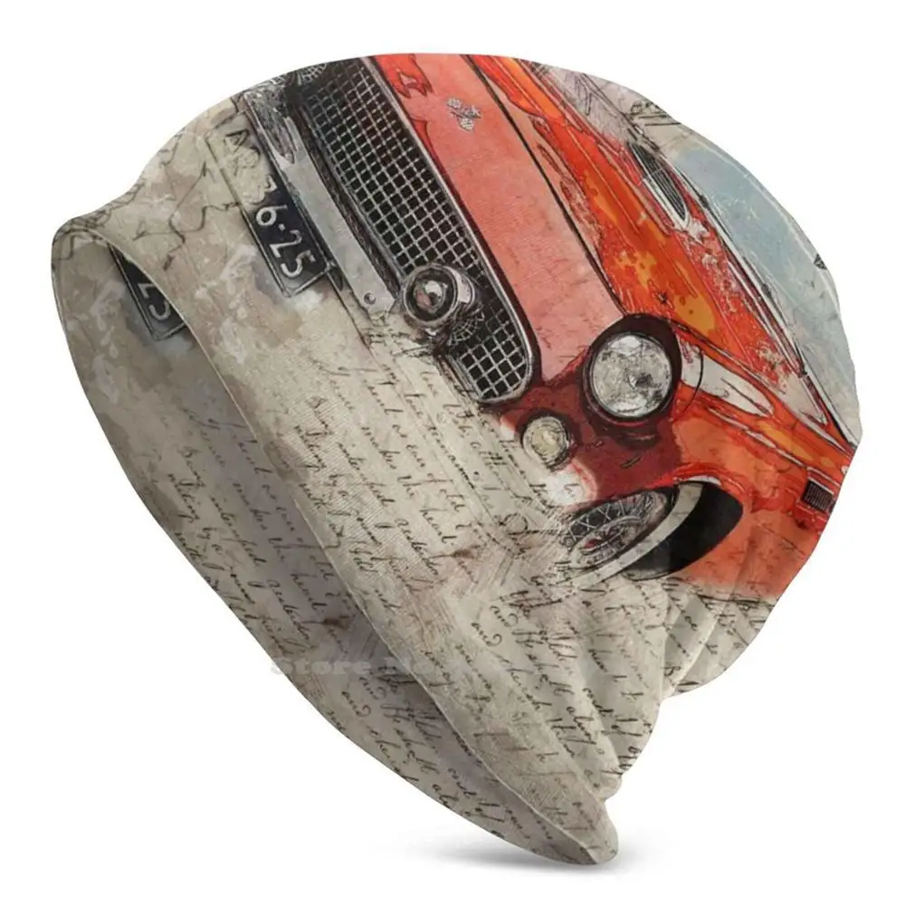 

Vintage Old Car Look Style New DIY Print Beanies Hats Winter Hedging Cap Sports Car 2 Cv Vintage Look Old Bugatti La Question