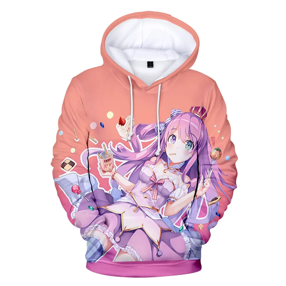 

3-14 Years Children Clothes Himemori Luna Hoodie 3D Boys girls kids Hoodies Kawaii Anime Clothes Manga Childre Men-Pullovers