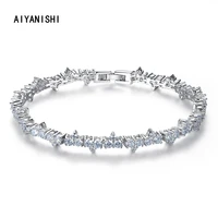 aiyanishi vintage18k gold filled bracelets for female tennis bracelets for women bracelet for lover couples korean fashion gift