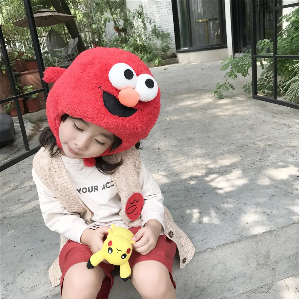 Tonytaobaby/Новая зимняя детская одежда для мальчиков и девочек хлопковая шляпа для маленьких девочек с мультяшным принтом