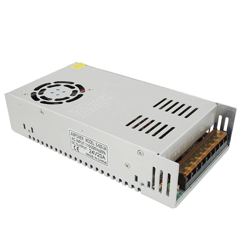 Блок питания 24 В постоянного тока Светодиодная лента от 25 Вт до 500 трансформатор