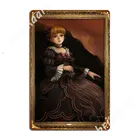 Umineko портрет когда они плачут-Беатрис металлические знаки клубный бар Настенная роспись Классическая жестяная вывеска плакаты