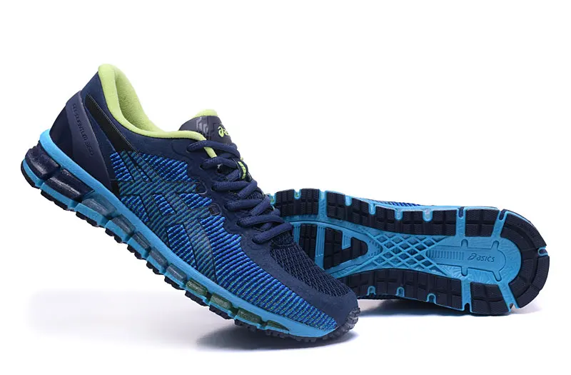 Asics Gel-Quantum 360 Мужская обувь дышащая устойчивая обувь для бега уличная теннисная обувь Hongniu