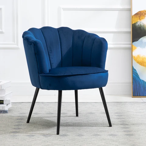 Скандинавский светильник на стул, роскошный тканевый диван, современный китайский балкон, спальня, гостиная, для отдыха, креативный маленький диван, стул - изображение