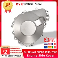 cvk engine cover motor stator crankcase side cover shell for honda hornet 600 cb600 1998 1999 2000 2001 2002 2003 2004 2005 2006