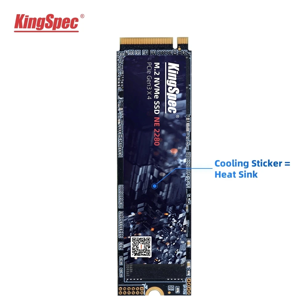 KingSpec M.2 NVMe SSD ТБ 512GB PCI e 3.0X4 твердотельный жесткий диск HDD HD 22X80 M2 внутренний для