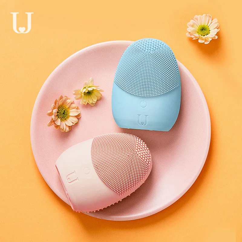 

Facial brush ultrasonic cleaning facial cleansing brushes face care Electric facial cleanser Skin cleansing skincare foreoing