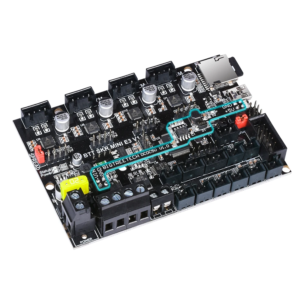 Модуль питания BIGTREETECH DCDC5V поддержка работы 5V RGB лампа Лента 3D принтер Часть для SKR