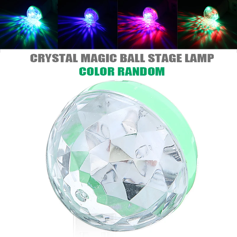 

USB Mini Disco Lights Portable Home Party Light DC 5V 4W USB Powered Led Stage Party Ball Colorful Effect Stage Lamp