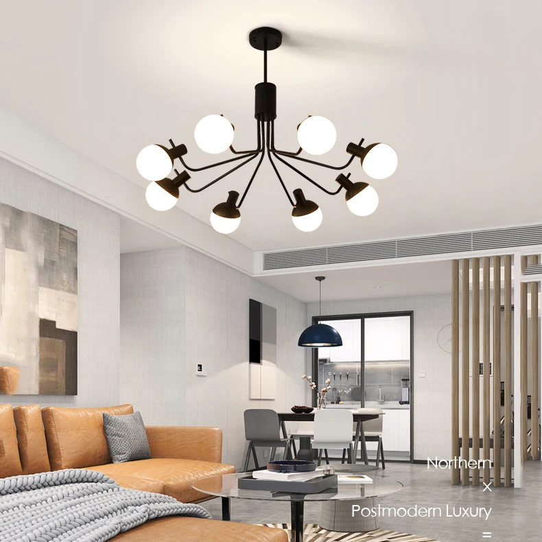 Современный скандинавский волшебный фотосветильник минималистичный стеклянный