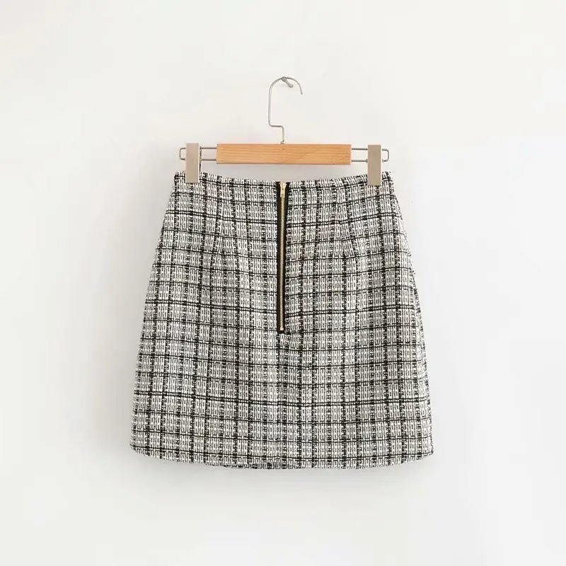 Heydress женский двубортный пиджак винтажный твидовый костюм на молнии Повседневная