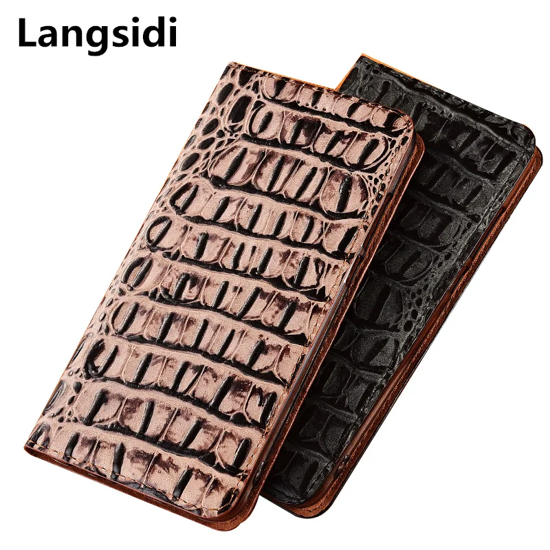 Фото Crocodile pattern genuine real leather card holder flip case cover for Huawei Honor 20S/Huawei 20i funda capa Мобильные телефоны Crocodile pattern genuine real leather card holder flip case cover for Huawei Honor 20S/Huawei 20i funda capa Мобильные телефоны