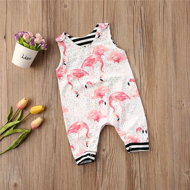 

Casual Infant Baby Girls Boys Cotton Rompers 4 Style Cartoon Print Sleeveless Jumpsuits Clothes Baby Boy Girl Soft Romper 0-3Y