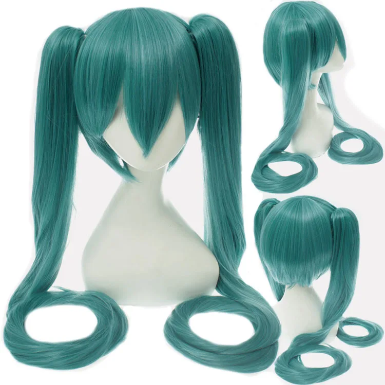 Cosplay&ware 28 Colors Vocaloid Miku Cosplay Wig Long Heat Resistant Synthetic Hair Clip Ponytails Wigs & Cap -Zentai shop online H5e03011d3dcd4288a98560eed90feae9U.jpg