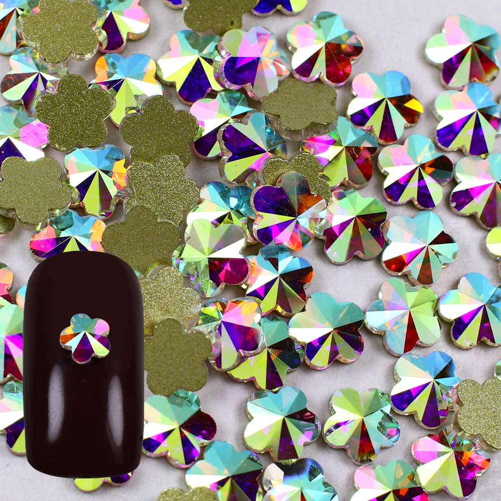 Стразы для дизайна ногтей плоские стразы украшения Блестящие кристаллы