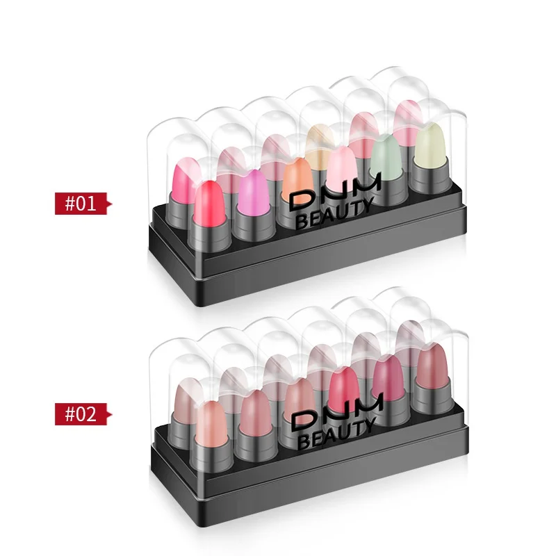 12 шт. набор мини помады водостойкая антипригарная чашка желе меняющая цвет