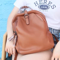 women backpack luxury brand genuine leather girls school backpacks casual shoulder bag designer travel backpack female rucksack