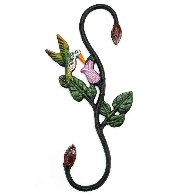 

Cast Iron Multifunctional S-Shaped Plant Hook-Decorative Garden Flower Pot Hanging Hook