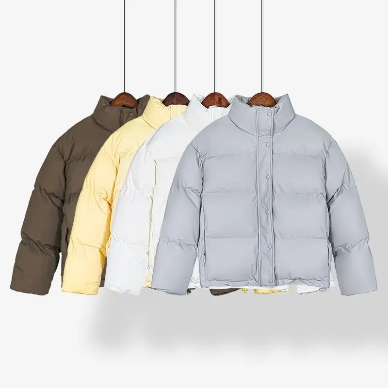 Женская куртка пуховик Toppies Белая теплая парка в Корейском стиле на осень и зиму