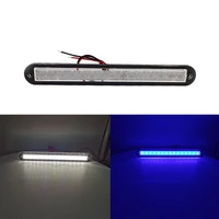 12v led ip67 marine yacht navigation waterproof lamp white and blue bar lamp for boat