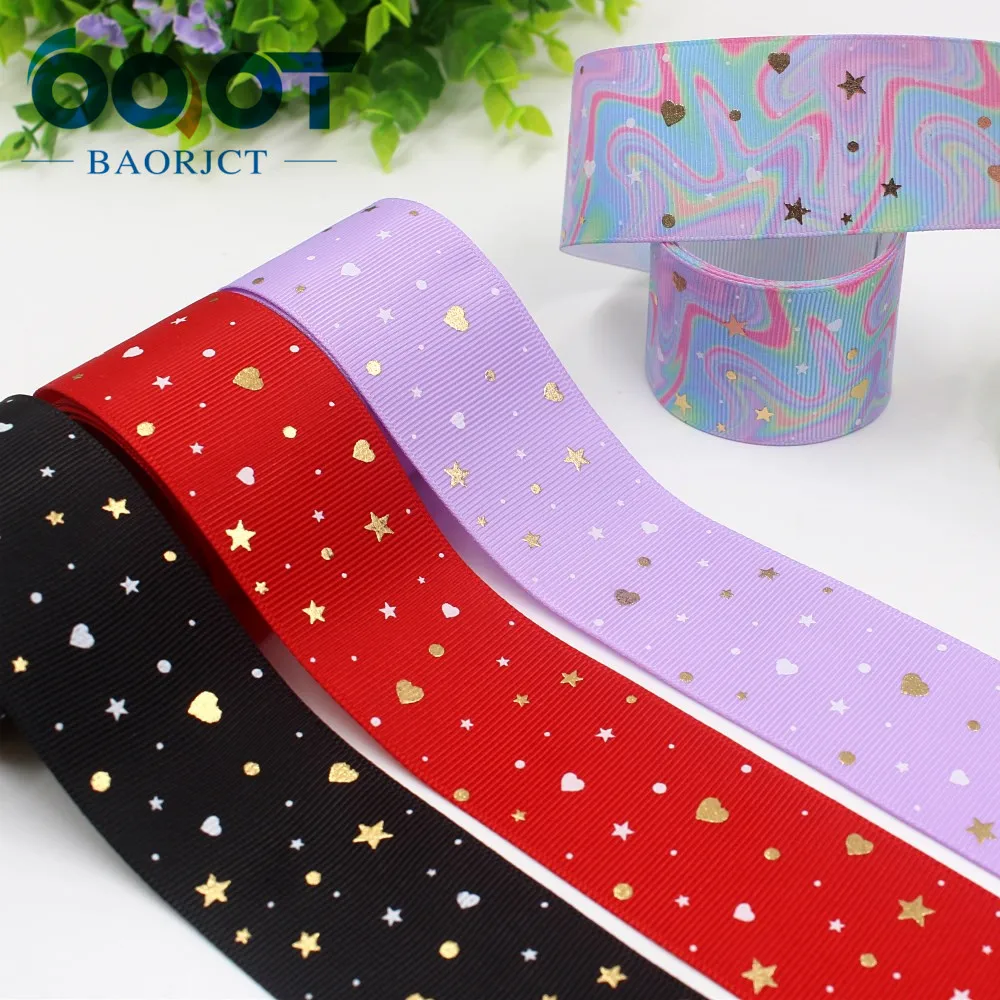OOOT BAORJCT I-19916-2172 38 мм 5 ярдов новые флуоресцентные цветные печатные корсажные ленты