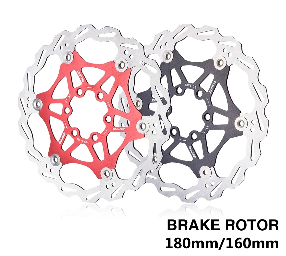 

Bicycle Disc Brake Floating Rotor 180mm 160mm Stainless Steel Brake Disc Compatible Metallic Pads For MTB XC Road Bike