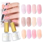 BORN PRETTY 6ml Jelly Pink  Nail Gel Polish UV Gel Varnish varnish 12 Colors Semi-transparent Soak Off UV  Gel