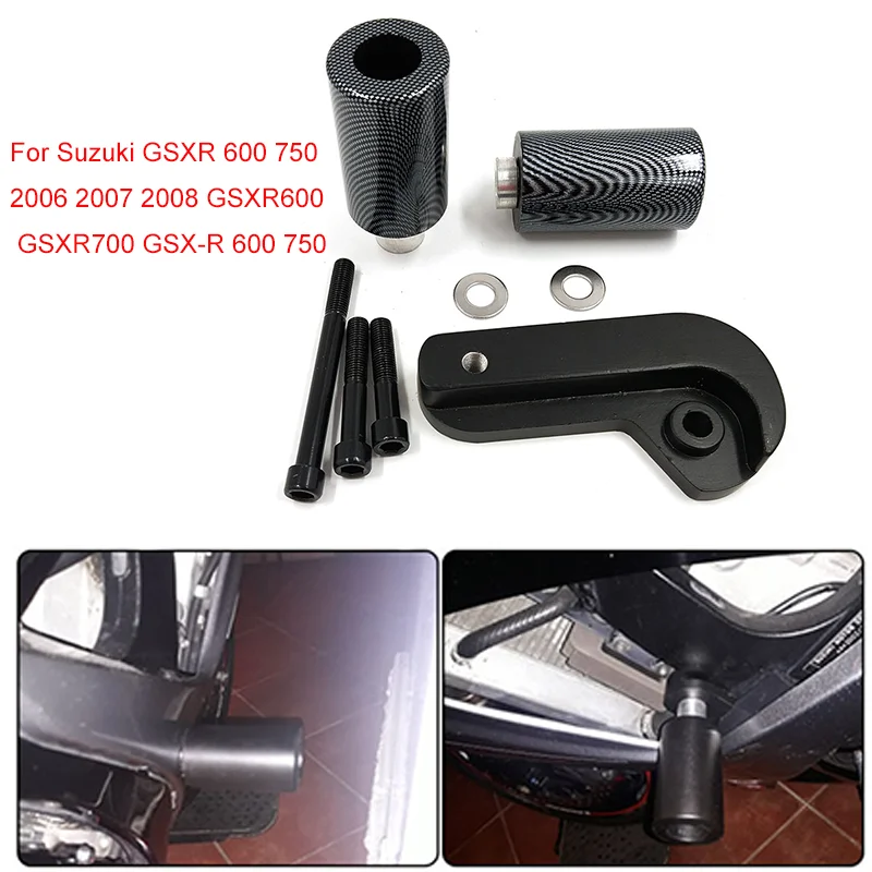Для SUZUKI GSXR600 GSXR750 GSXR 600 750 2006 2007 2008 2009 2010 запчасти для мотоциклов без рамки ползунки