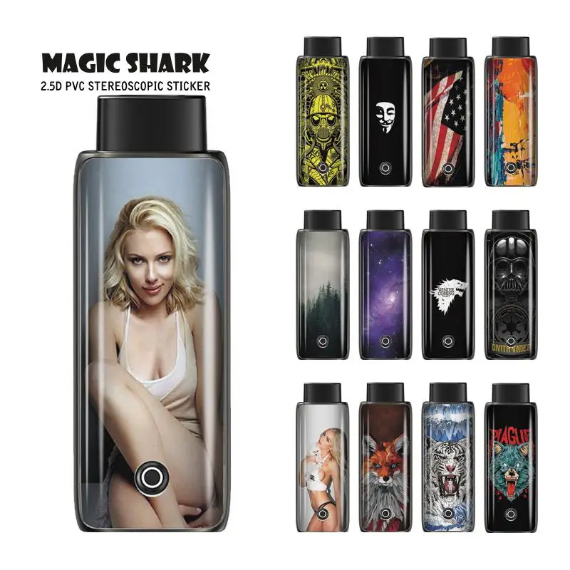 Чехол наклейка Magic Shark Ventta с рисунком льва волка тигра сексуальная леди старое