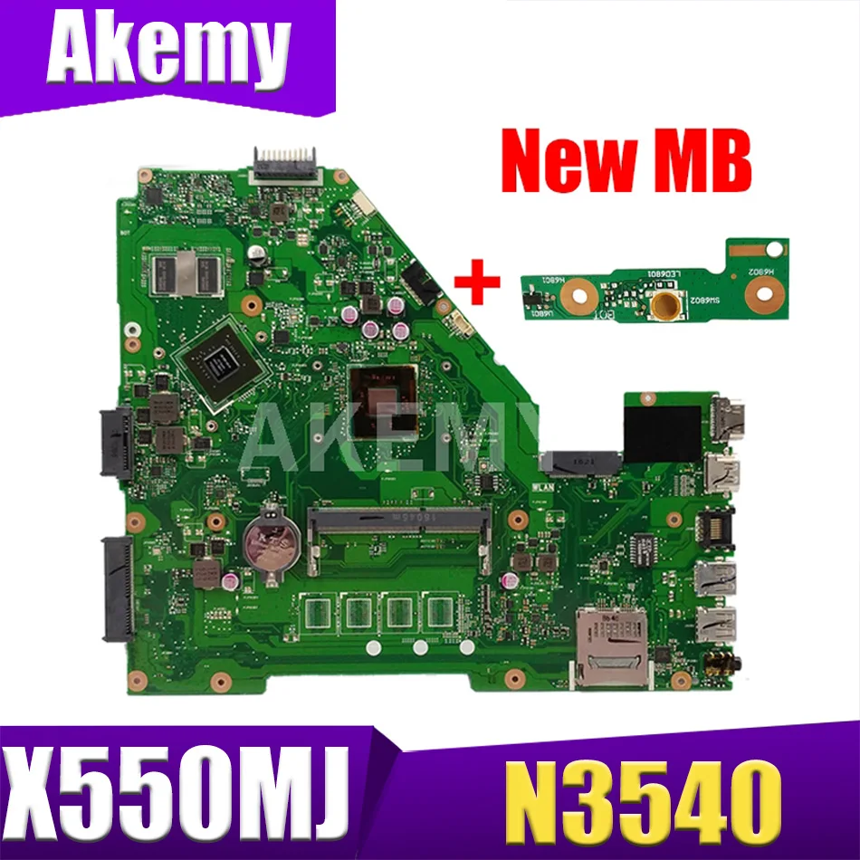 Материнская плата X550MJ N3540CPU GPU / 1G для ASUS ноутбука X550M X550MD X552M 100% полностью