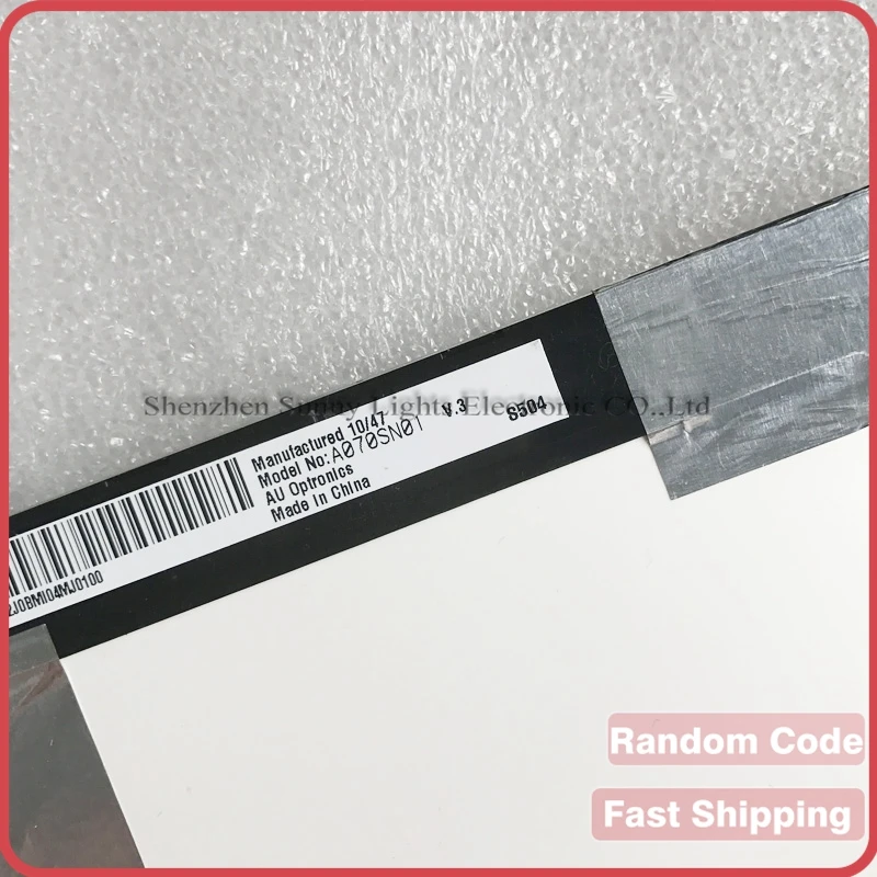 

A070SN01 V.1 V.3 Original New 7 inch 800*600 TFT 4:3 LCD Screen for Car Navigation & AV System Free Shipping