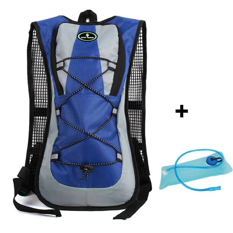 HOTSPEED 5L велосипедная Сумка водонепроницаемая уличная MTB Дорожная велосипедная сумка Гидратация велосипедная походная сумка для мотокросса рюкзаки с 2L сумка для воды - Цвет: with Hydration bag