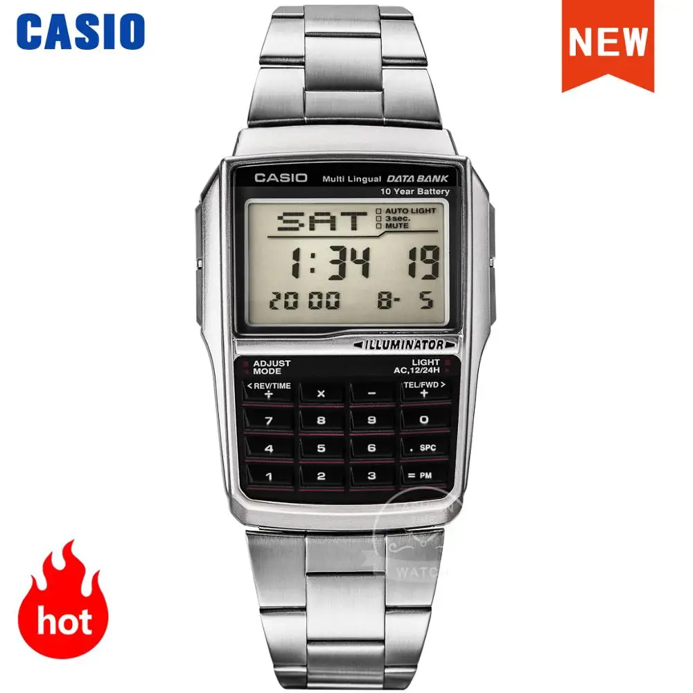 Casio Часы цифровой преобразователь валюты Функция светодиодный