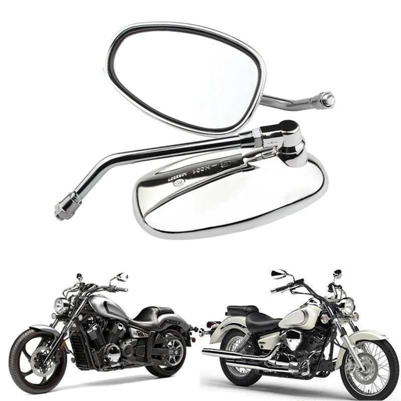 

Зеркало заднего вида для мотоцикла Honda Suzuki Kawaski, 1 пара, 10 мм