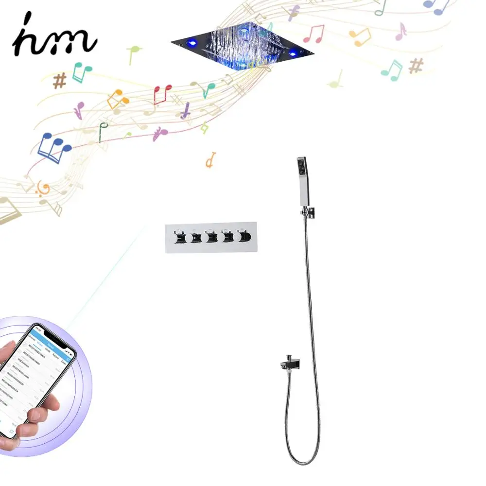 Hm Роскошная музыкальная система для душа ванная комната смеситель со