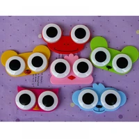 lovely cartoon cute animal design travel soak storage cleaning contact lens box case contact lens companion box