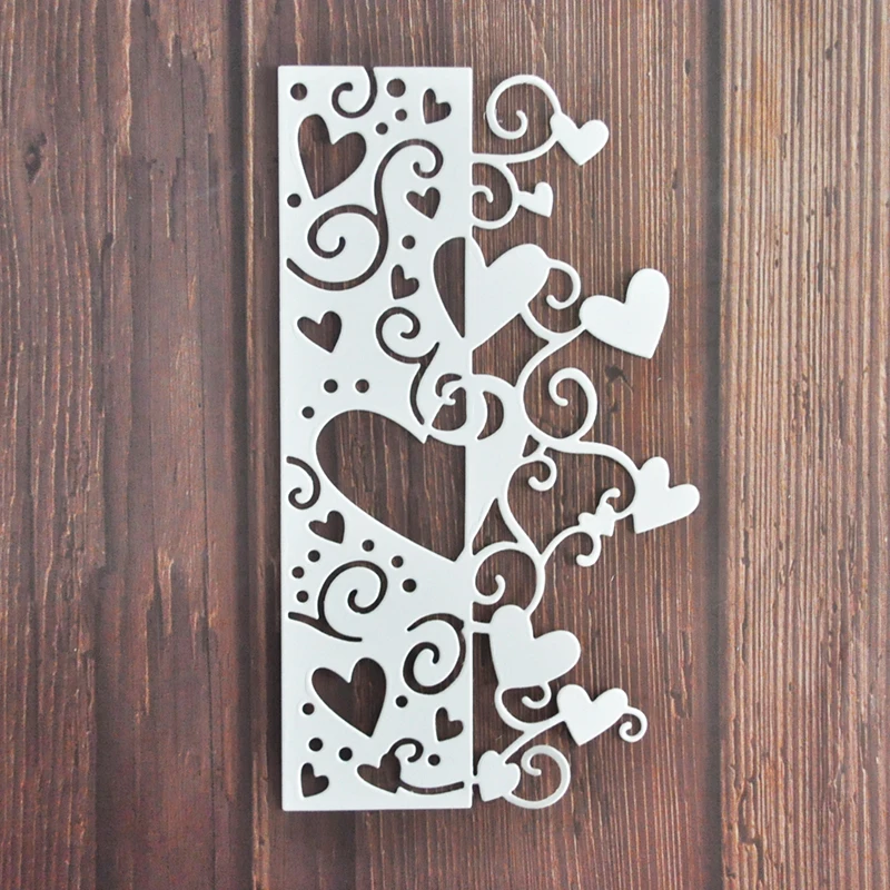 Happymems любовь рамка металлические Вырубные штампы Трафаретный Скрапбукинг фото