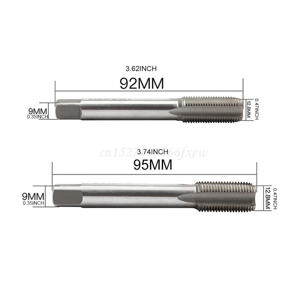 

Right and Left Hand Thread Tap HSS for Bike Crank Repair Tapping Riding Sports