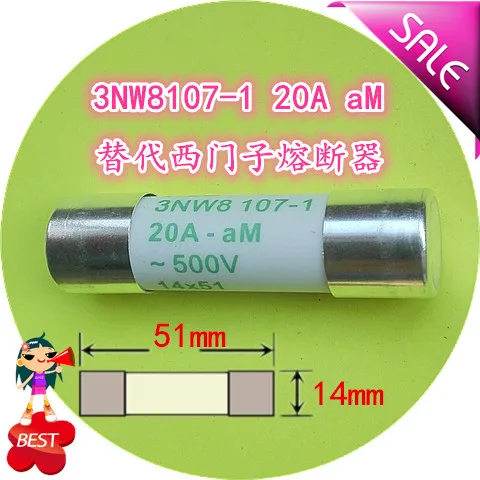 

Replace the fuse 3 nw8107-1 a aM 20 500 v molten core insurance tube