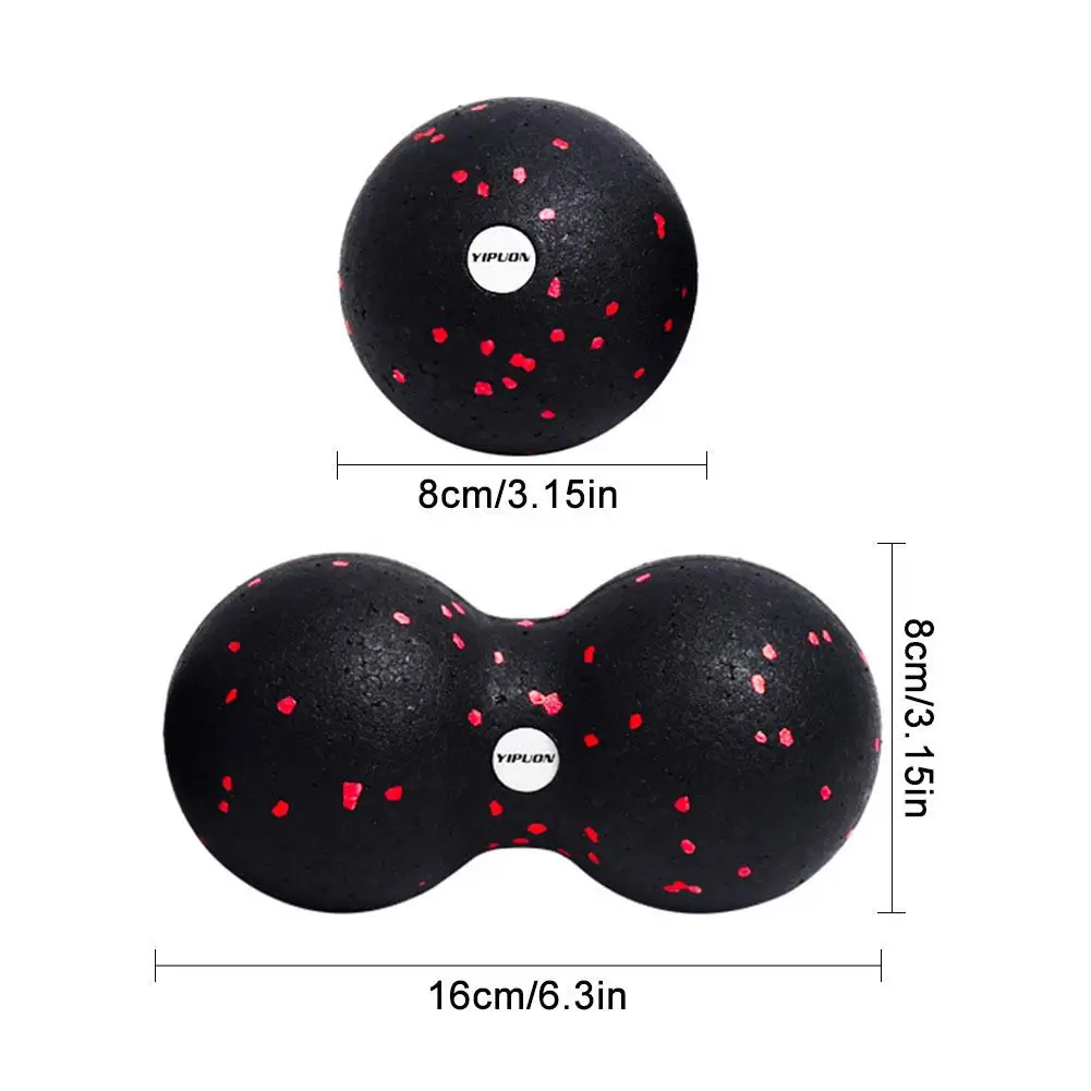 Drop Shipping EPP Massage Peanut Ball Back Therapy Cross Fit Yoga Balls Trigger Point Sports Gym Release Excise Full Body | Спорт и