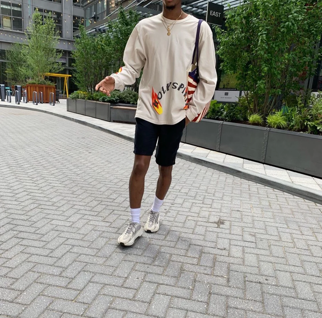 19SS kanye west SUNDAY SERVICE MERCH Holy Spirit футболка с длинными рукавами в стиле хип-хоп Уличная футболка kanye west футболки для мужчин и женщин