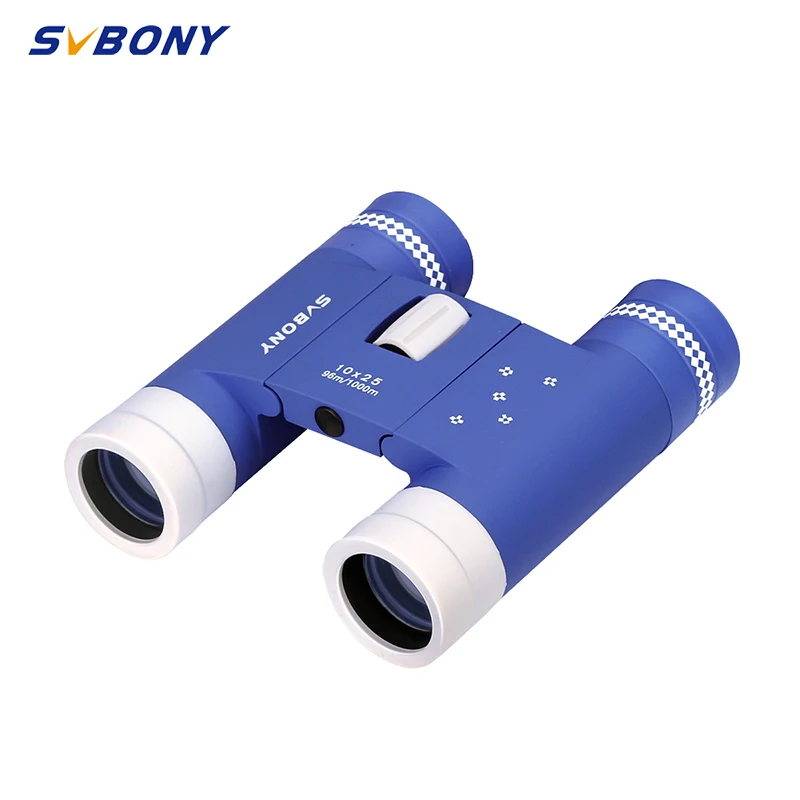 SVBONY Compact 10x25 Бинокль Складной BK7 Призма на крышу телескоп для взрослых детей