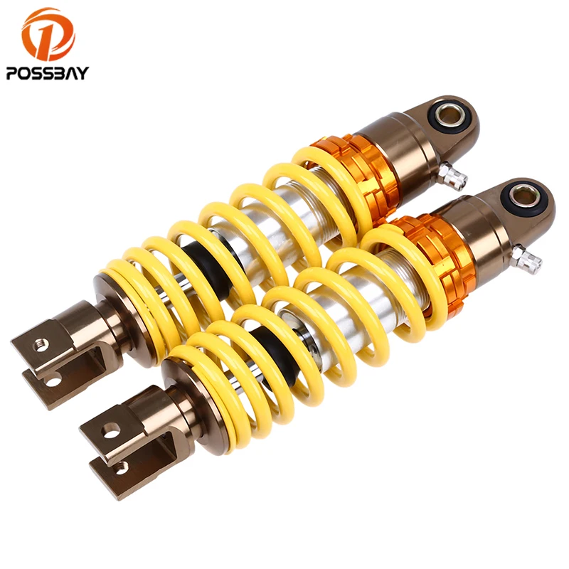 Желтый Задний амортизатор POSSBAY 235 мм для мотоцикла подвеска Honda Yamaha Suzuki запчасти