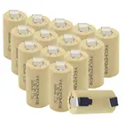 Аккумулятор NIMH 3000 мАч аккумуляторные батареи SC sub C Батарея 1,2 в лента для пайки аккумуляторные сварочные вкладки для отверток