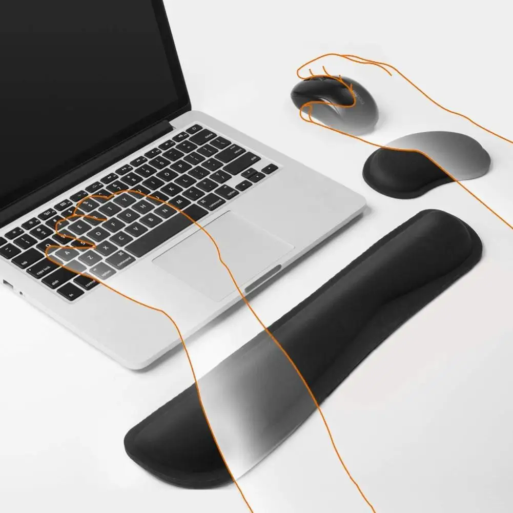 

Anti-slip Soft Memory Foam Wrist Rest Mouse Keyboard Pad Cushion for Office Worker Gamer Mouse Pads Keyboard Pad/Mouse Pad